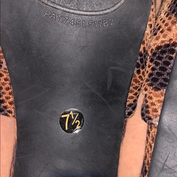 CARLOS SANTANA SNAKE/CHEETA PRINT SHOES - Picture 7 of 7